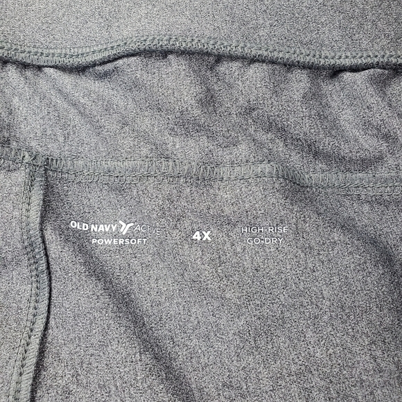 Old Navy High-Waisted PowerSoft Loose Shorts Heather Grey BNWT 4X - Picture 8 of 12